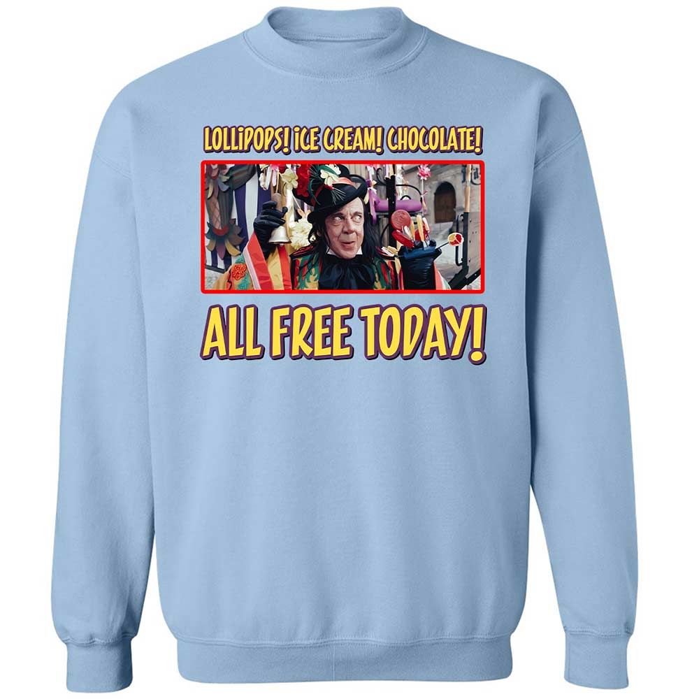 Classic Unisex Sweatshirt - QJV14LXJ - Light Blue - 21