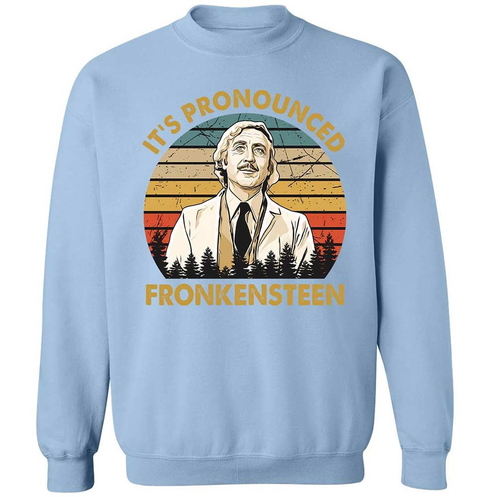 Classic Unisex Sweatshirt - W48GFD77 - Light Blue - 21
