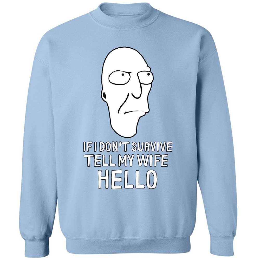 Classic Unisex Sweatshirt - 69ARHAX6 - Light Blue - 21