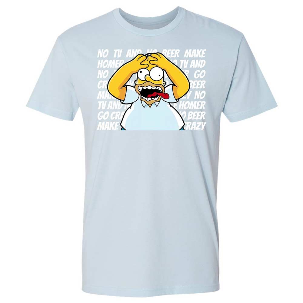 No TV and No Beer Make Homer Go Crazy - Light Blue - 21