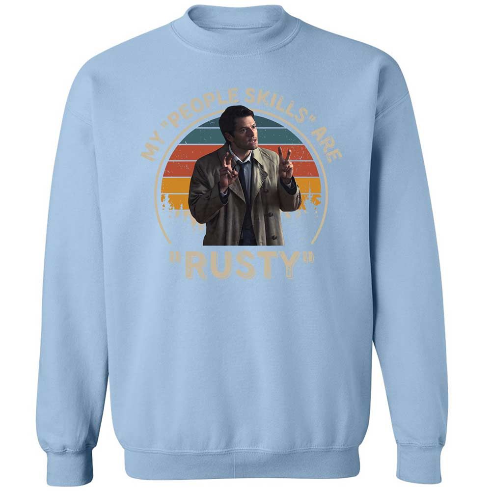 Classic Unisex Sweatshirt - R6PN7B9B - Light Blue - 21