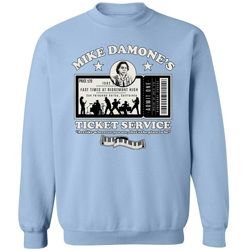 Damone's Ticket Service - Light Blue - 21