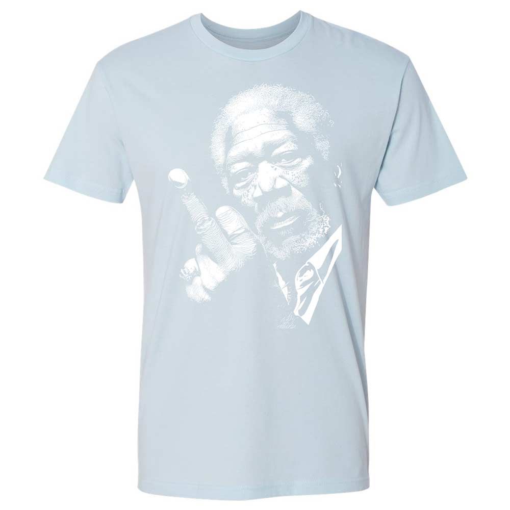 Morgan Freeman middle finger - Light Blue - 21