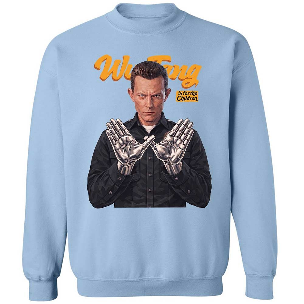 Classic Unisex Sweatshirt - Black - Light Blue - 21