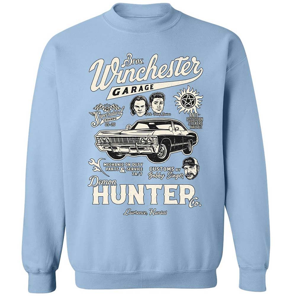 Classic Unisex Sweatshirt - B6335ETU - Light Blue - 21