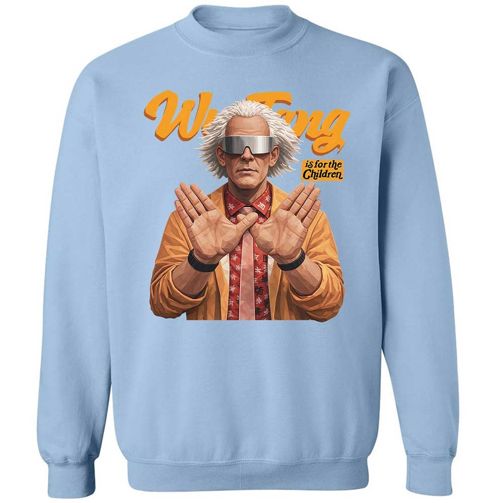 Classic Unisex Sweatshirt - Black - Light Blue - 21