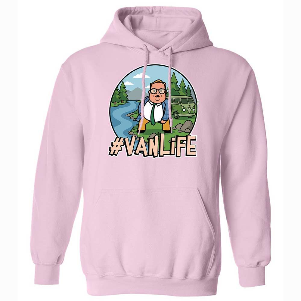 Vanlife living in a van down by the river - Light Pink - 21