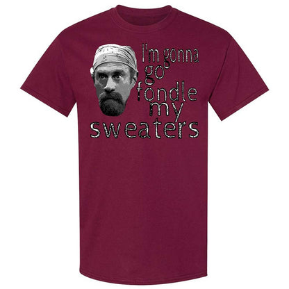 Fondle my sweaters - Maroon - 21