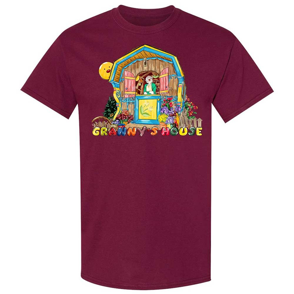 Granny Garbanzo Gardening Sunshine - Maroon - 21