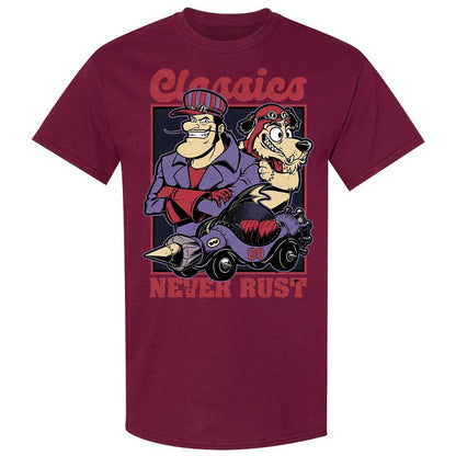 Classic Unisex T-Shirt - ZSSKM6SL - Maroon - 21