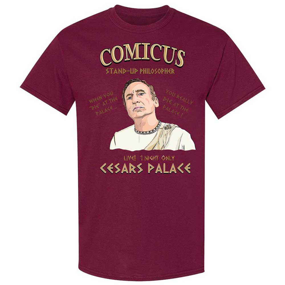 Comicus- Stand-up Philosopher - Maroon - 21