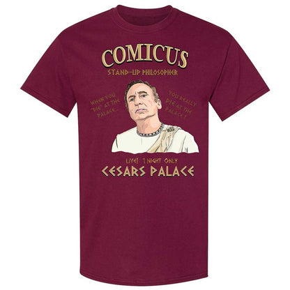 Comicus- Stand-up Philosopher - Maroon - 21