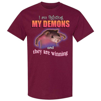 I'm fighting my demons - Maroon - 21