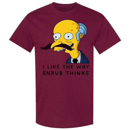 I Like the Way Snrub Thinks - Maroon - 21