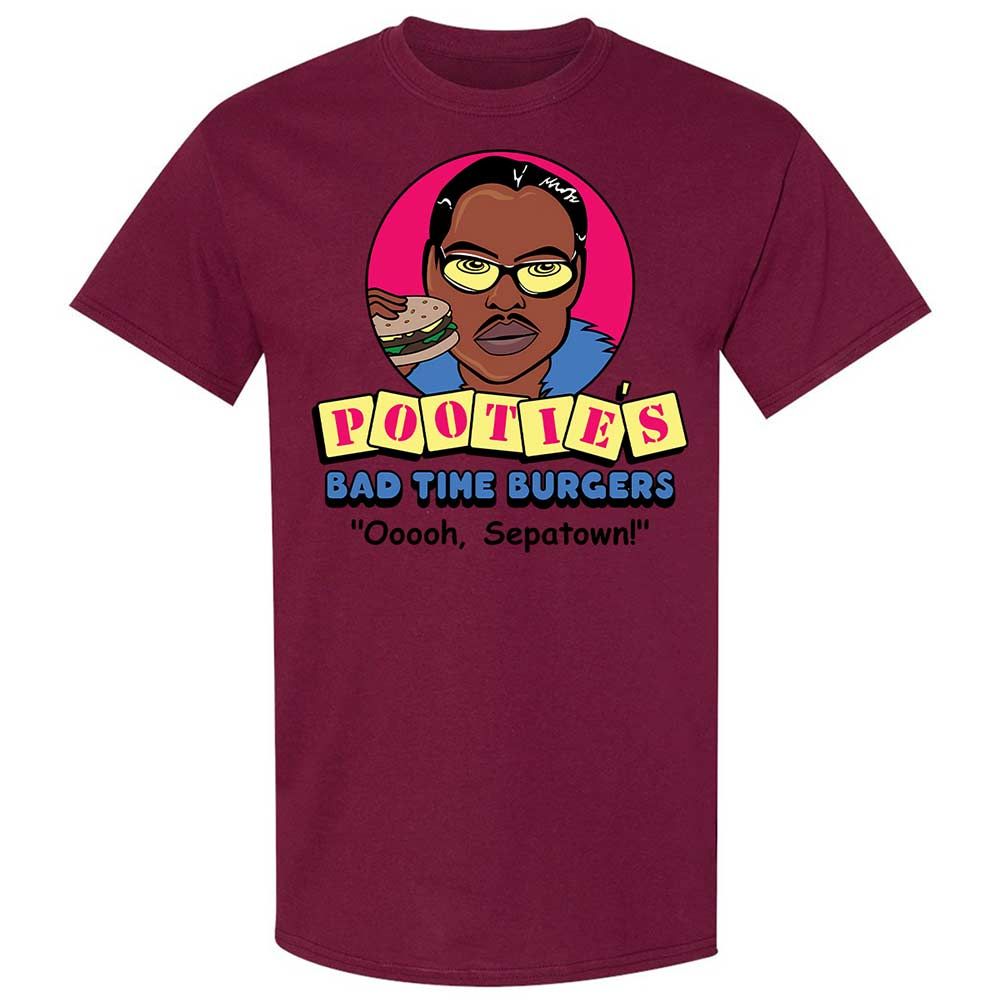 Pootie's Bad Time Burgers - Maroon - 21