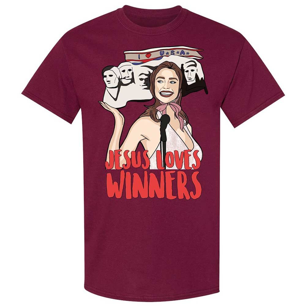 He Loves Winners - Maroon - 21