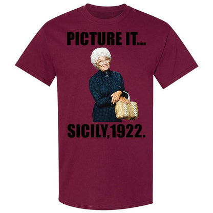 Classic Unisex T-Shirt - T16J2MG6 - Maroon - 21