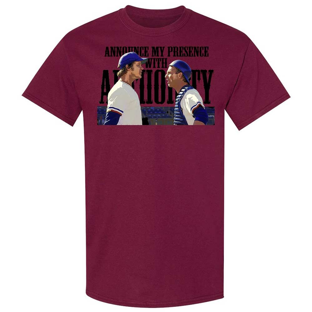 Announce my presence with authority - Maroon - 21