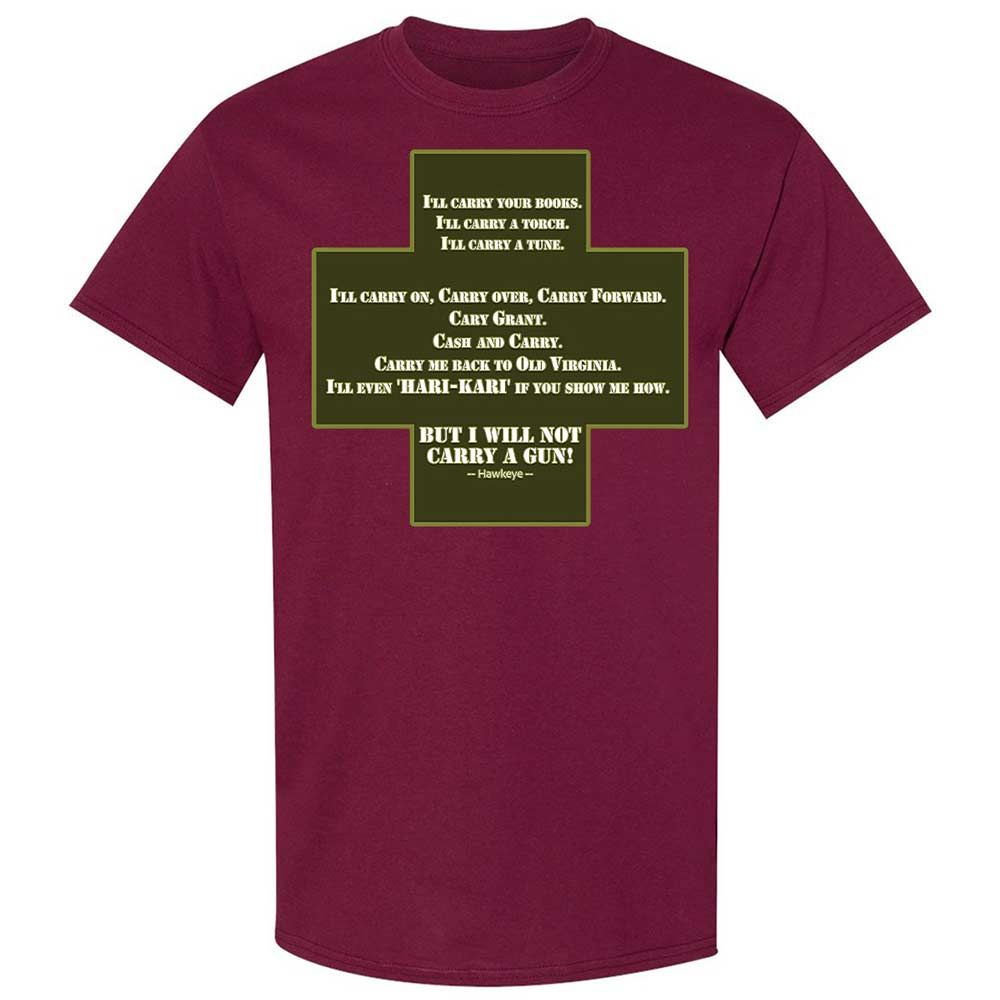 I Will Not Carry a Gun - Maroon - 21