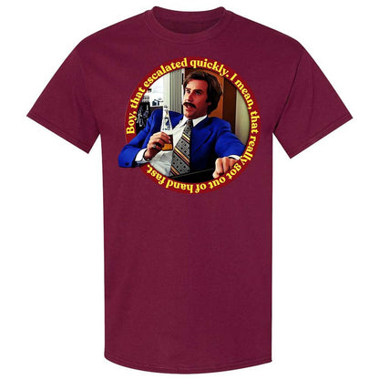 Classic Unisex T-Shirt - Q9J1EGS1 - Maroon - 21