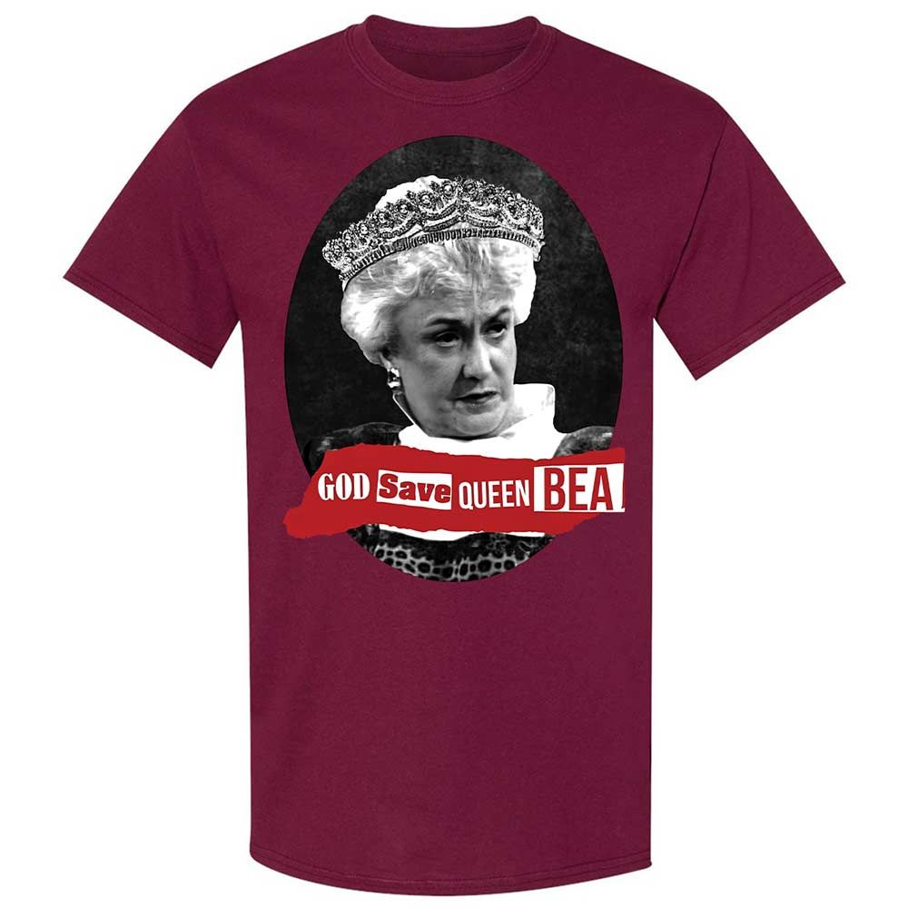 God Save Queen Bea - Maroon - 21