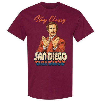 Classic Unisex T-Shirt - B496NW6Y - Maroon - 21