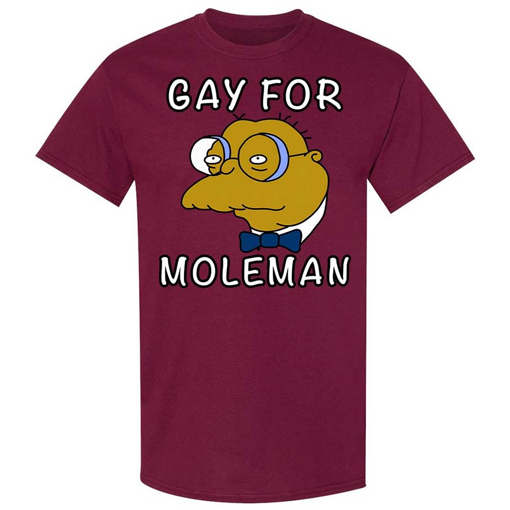 Gay for Moleman - Maroon - 21