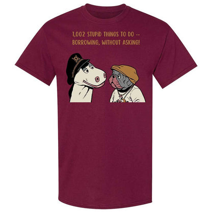 Classic Unisex T-Shirt - 8JZ6GG8A - Maroon - 21
