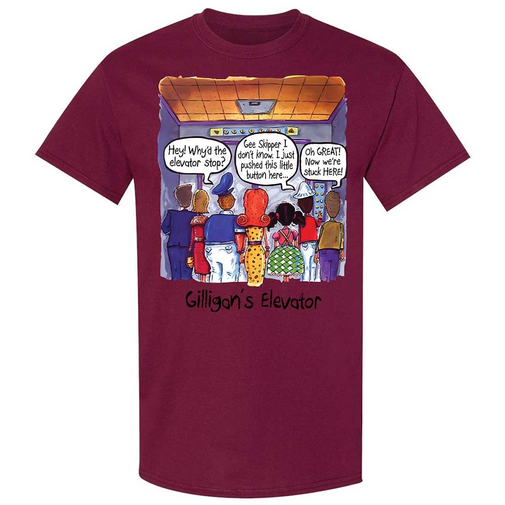 Classic Unisex T-Shirt - 1N7ZEXJS - Maroon - 21
