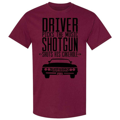Classic Unisex T-Shirt - PGJ65NUU - Maroon - 21