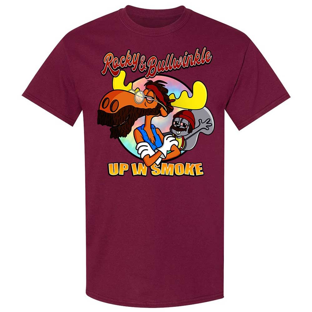Funny Up In Smoke - Maroon - 21