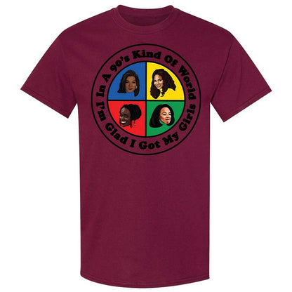 Classic Unisex T-Shirt - ZMKVEDXV - Maroon - 21