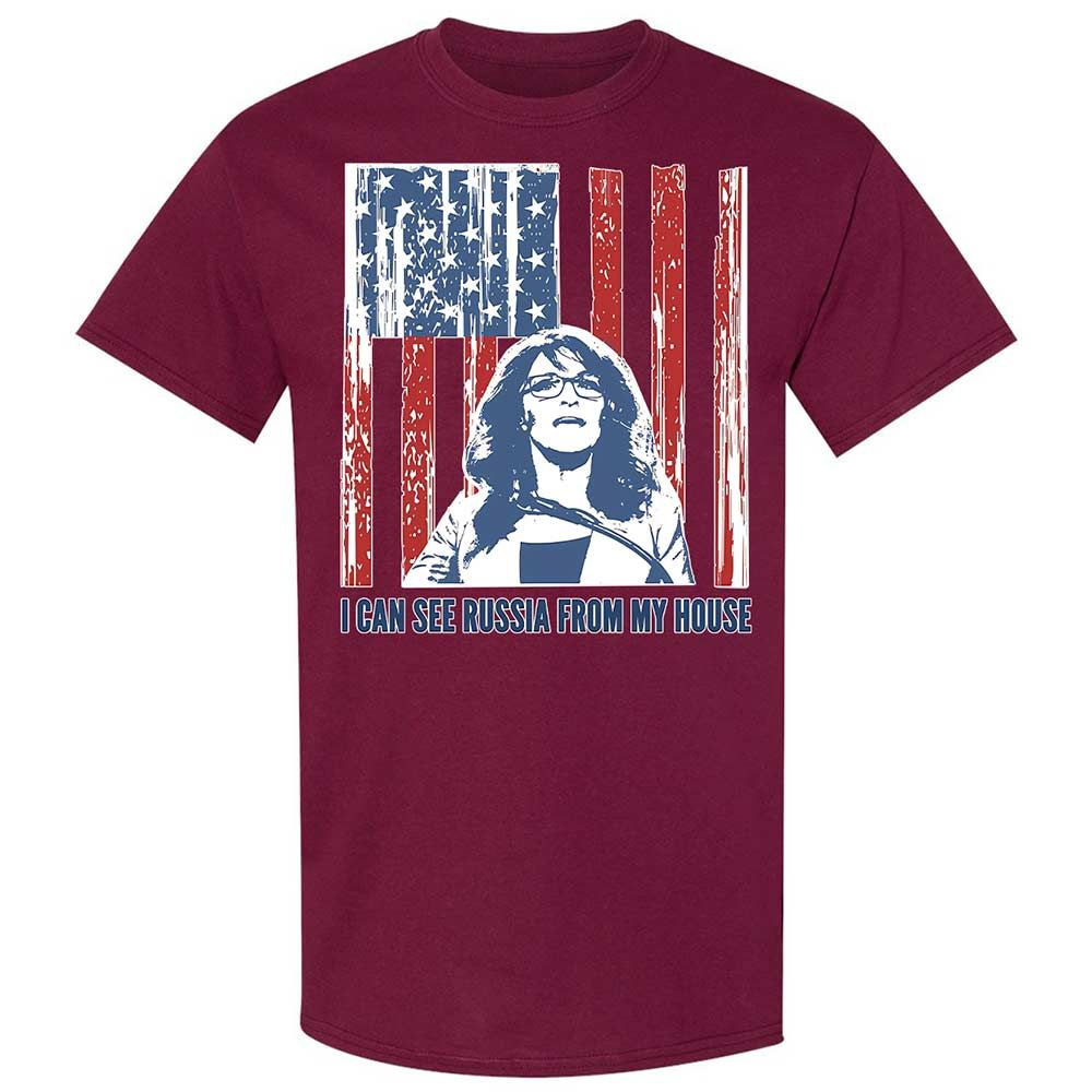 I can see Russia from my house - Maroon - 21