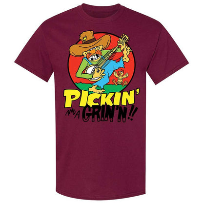 Pickin' and a Grinnin - Maroon - 21