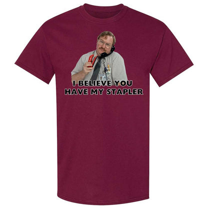 I believe you have my Stapler - Maroon - 21