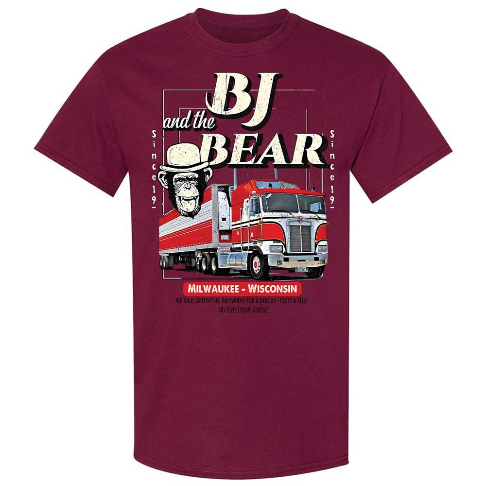Classic Unisex T-Shirt - TR34VXAF - Maroon - 21