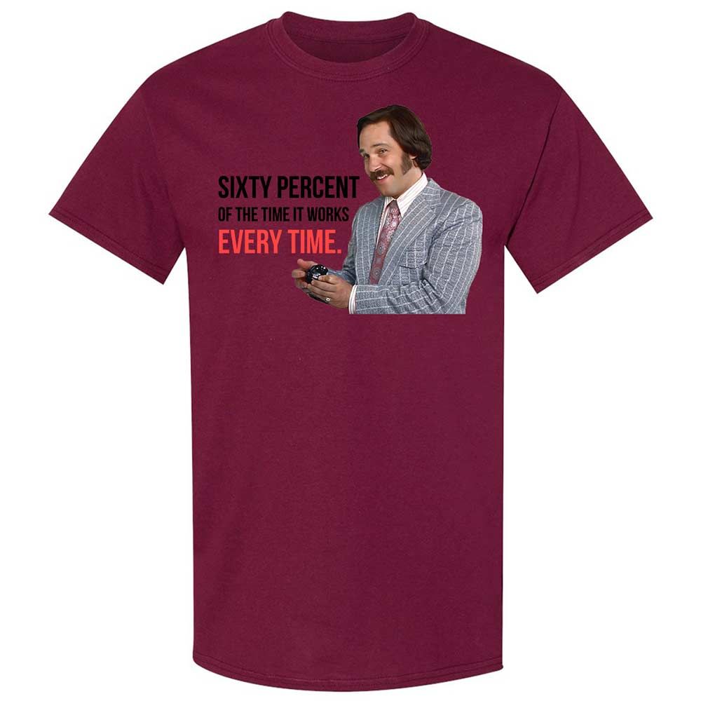 Classic Unisex T-Shirt - KXUPPS97 - Maroon - 21