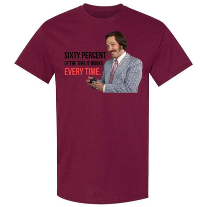 Classic Unisex T-Shirt - KXUPPS97 - Maroon - 21