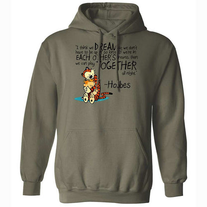 Calvin Hobbes Dreams - Military Green - 21