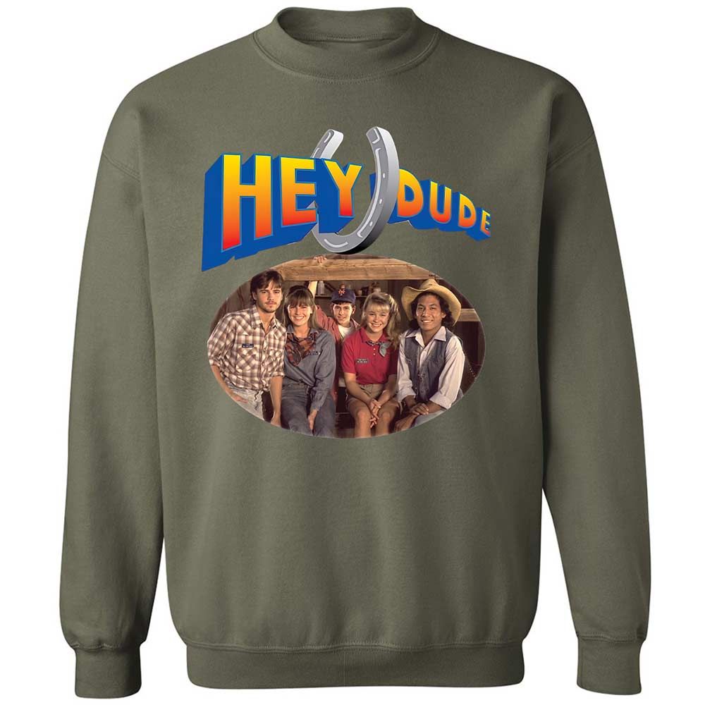 Classic Unisex Sweatshirt - 7FER4LST - Military Green - 21
