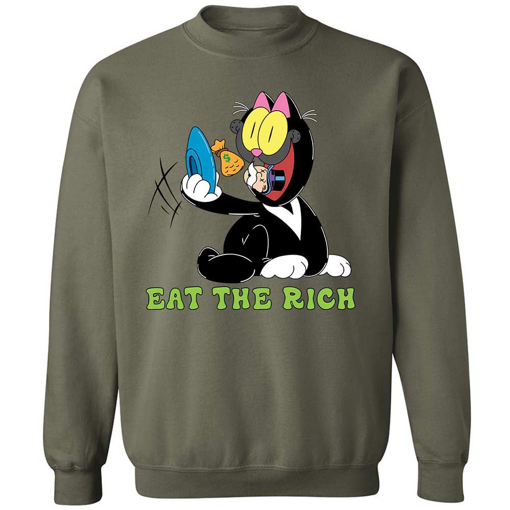 Classic Unisex Sweatshirt - HKH4A8VL - Military Green - 21