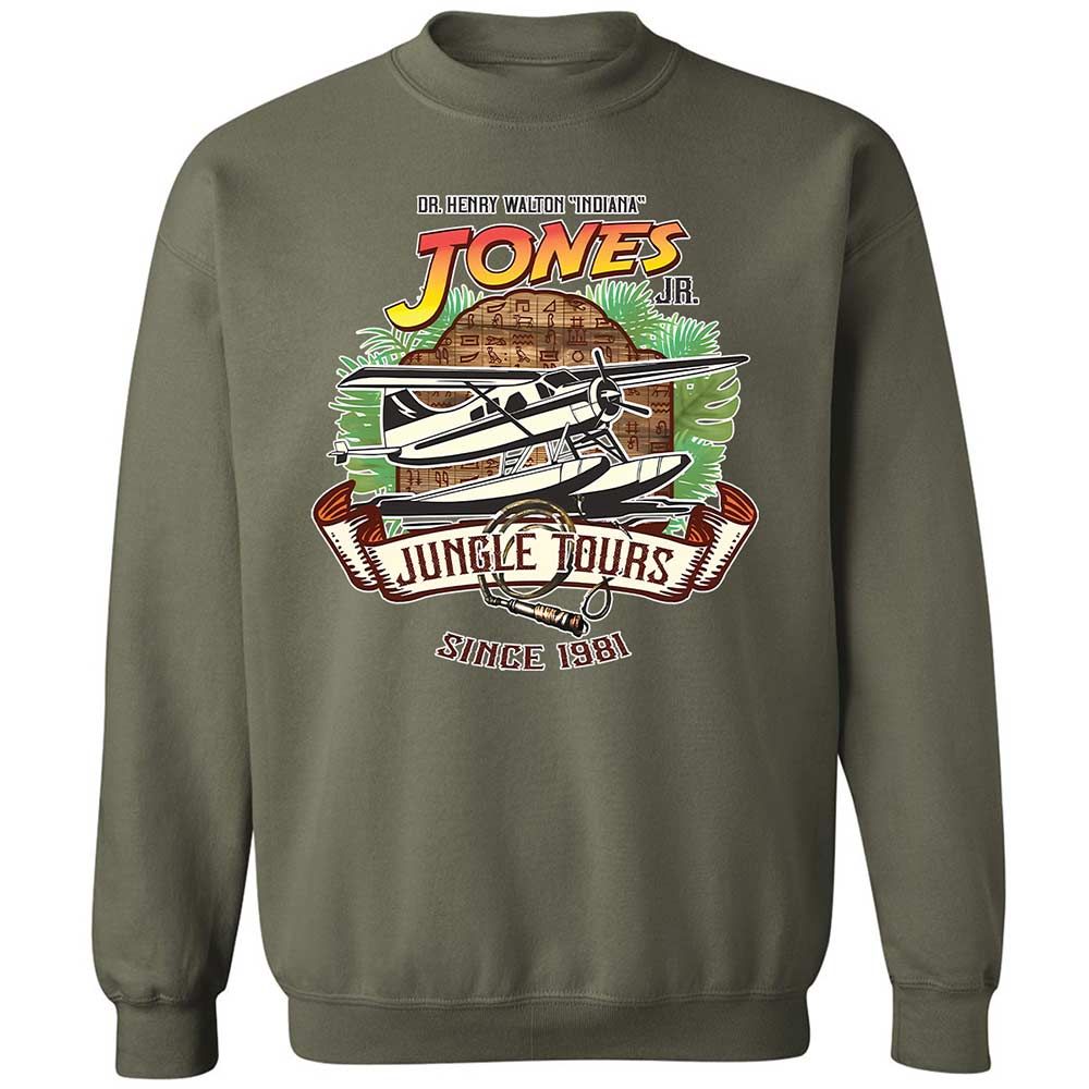 Classic Unisex Sweatshirt - Y1J8JXUV - Military Green - 21
