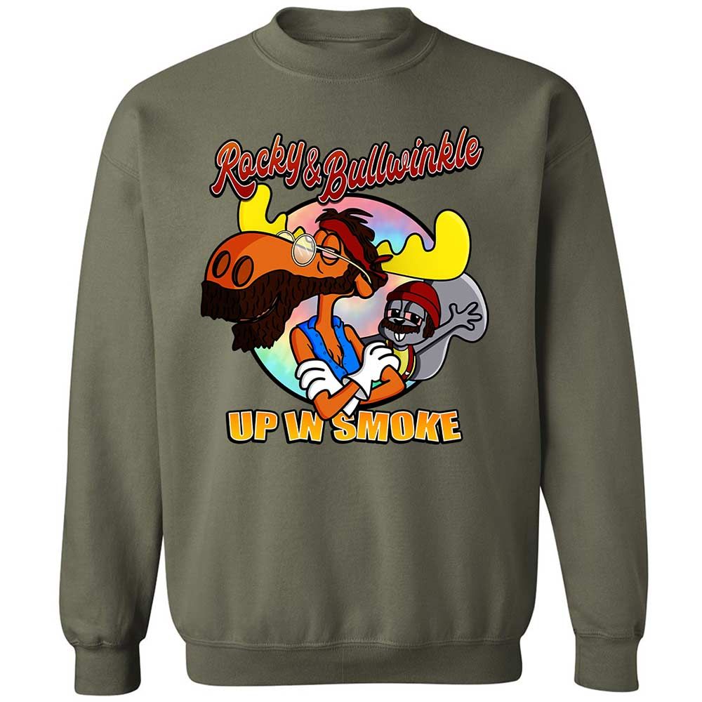 Funny Up In Smoke - Military Green - 21