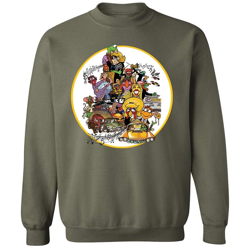 Muppet Graffiti - Military Green - 21