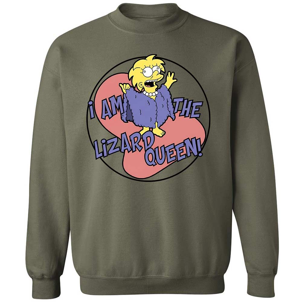 I am the Lizard Queen - Military Green - 21