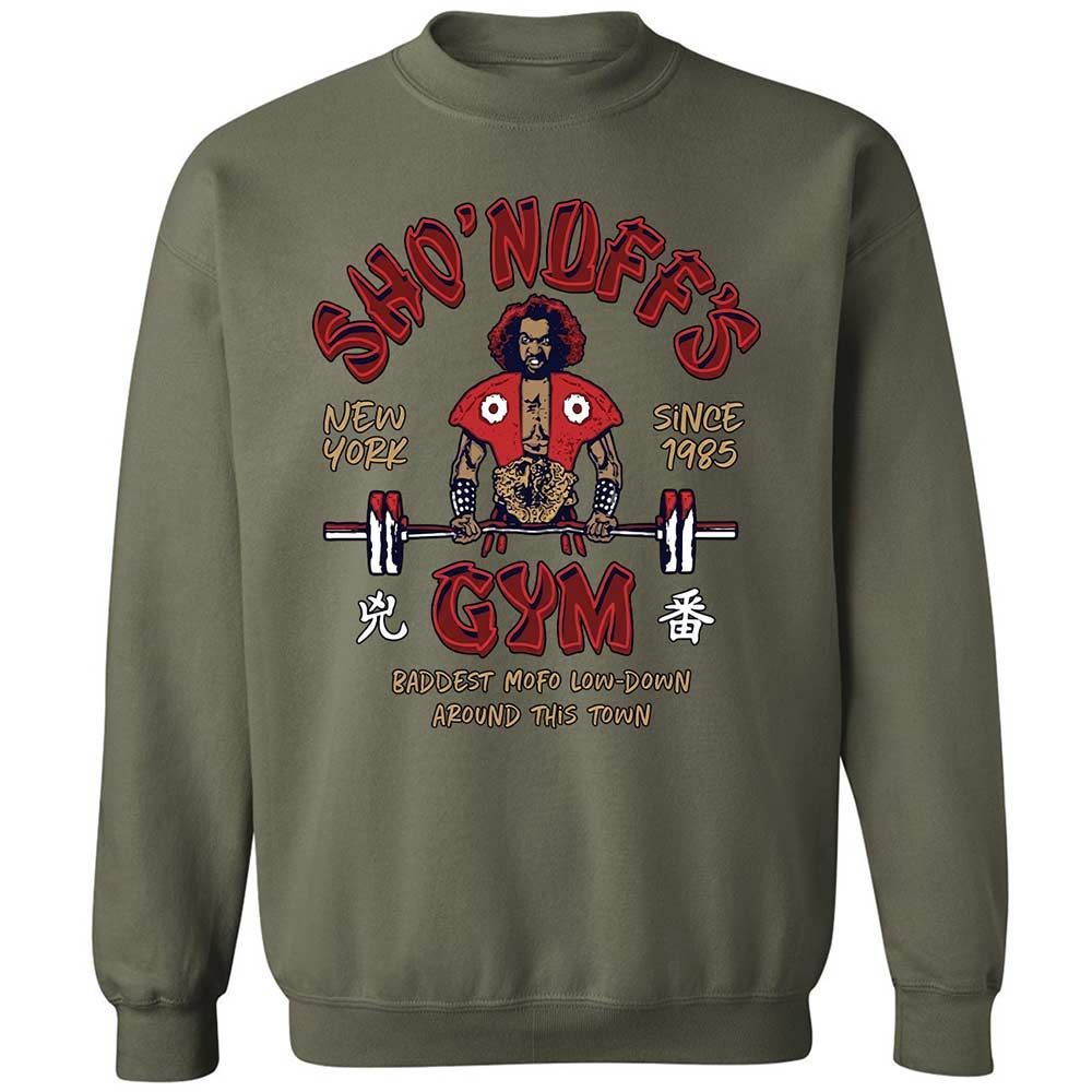 Sho'nuff's Gym - Military Green - 21