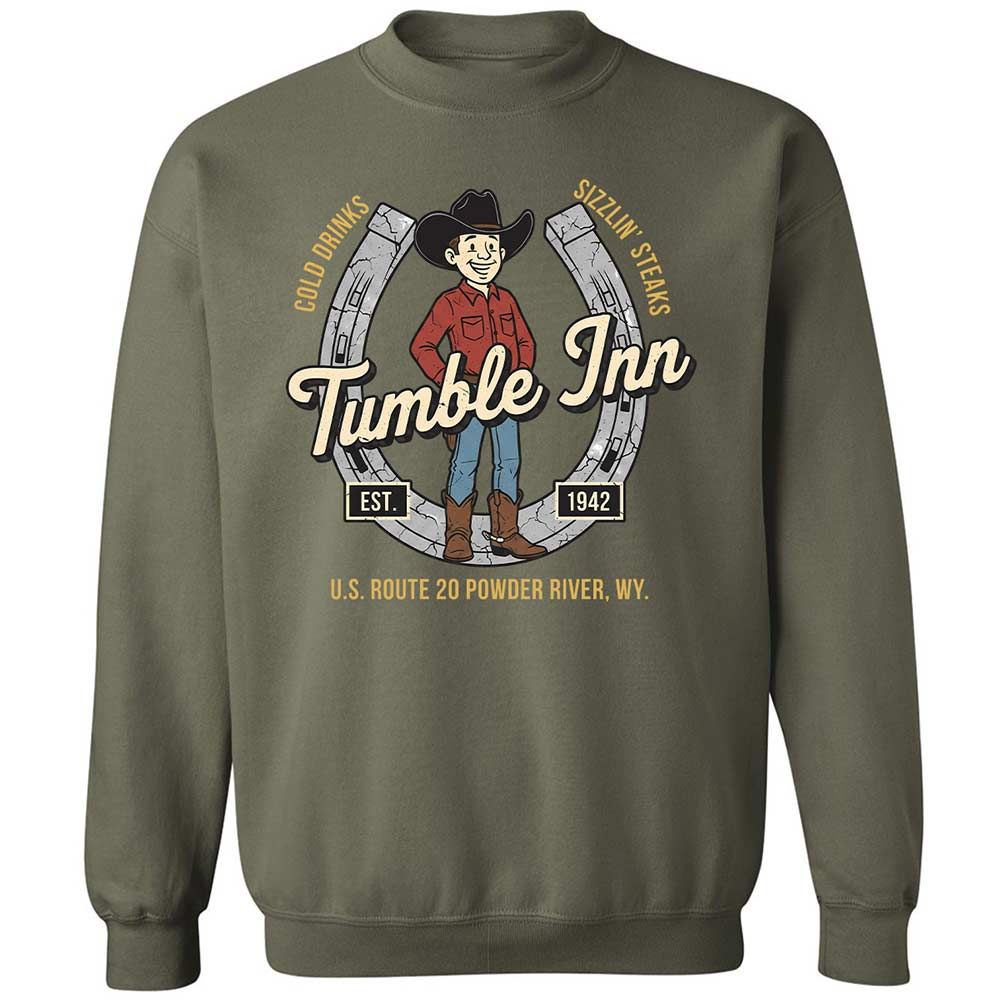 Classic Unisex Sweatshirt - QWSDA9ZM - Military Green - 21
