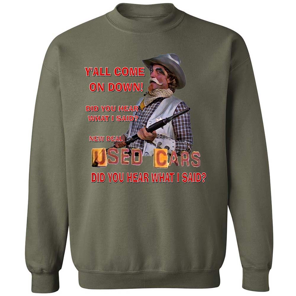Classic Unisex Sweatshirt - Y1BUDNS9 - Military Green - 21
