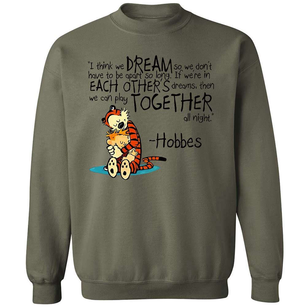 Calvin Hobbes Dreams - Military Green - 21