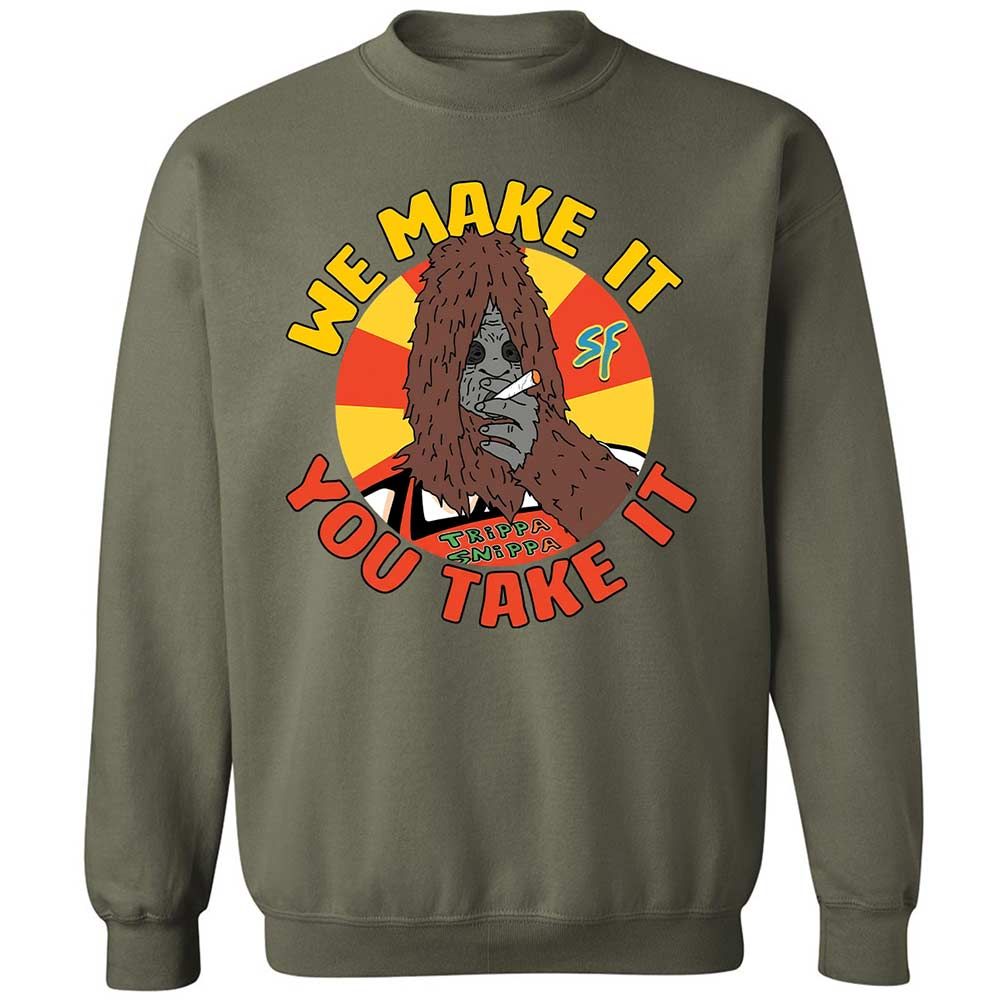 Classic Unisex Sweatshirt - 6UZ5WZHA - Military Green - 21